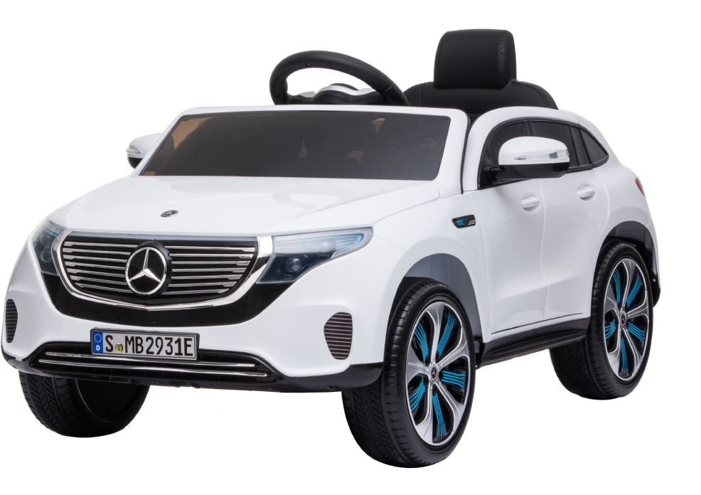 

Детский электромобиль Mercedes-Benz EQC 400 (HL378) белый, MercedesBenz EQC 400 HL378