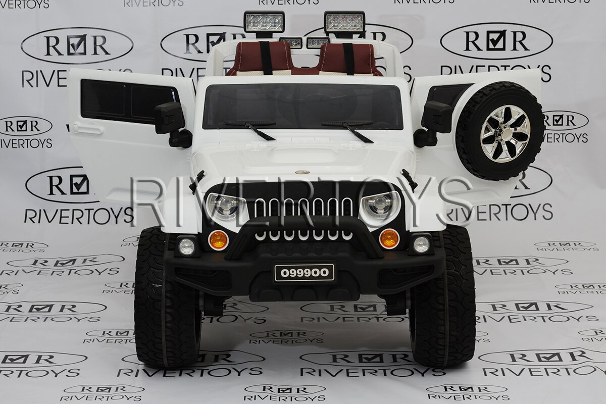 Электромобиль RiverToys JEEP O999OO 44