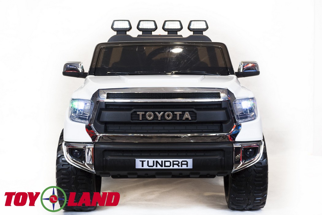 Детский электромобиль ToyLand TOYOTA TUNDRA MINI белый