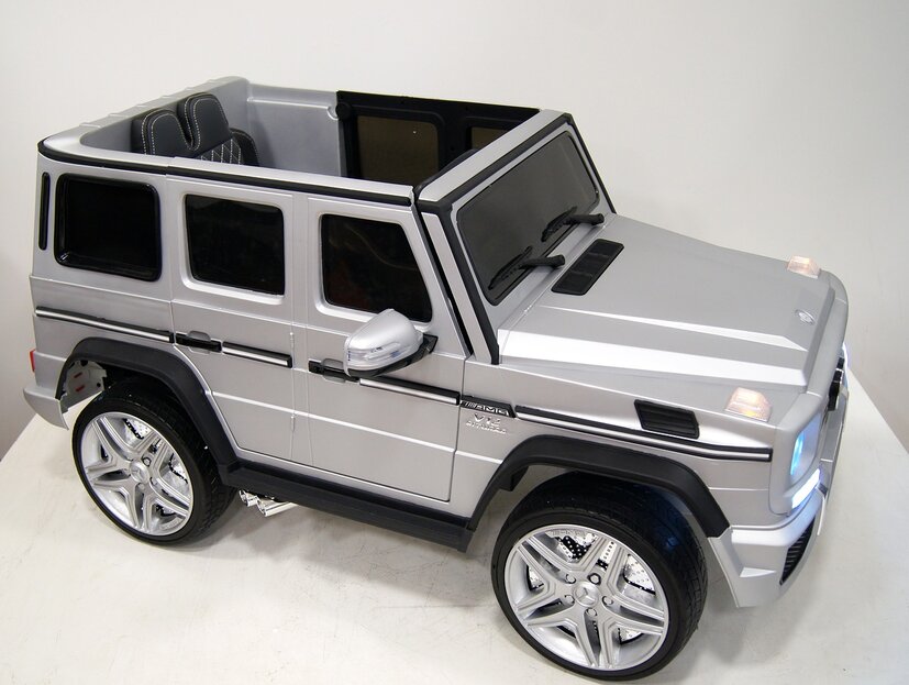 Электромобиль RiverToys Mercedes-Benz G65 AMG серый глянец