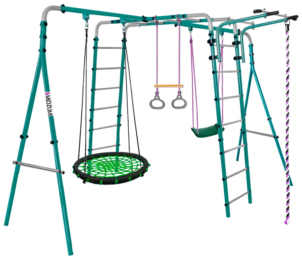 

Спортивно-игровой комплекс Midzumi Tenshi Large XL (гнездо зеленое), Tenshi Large XL (гнездо зеленое)