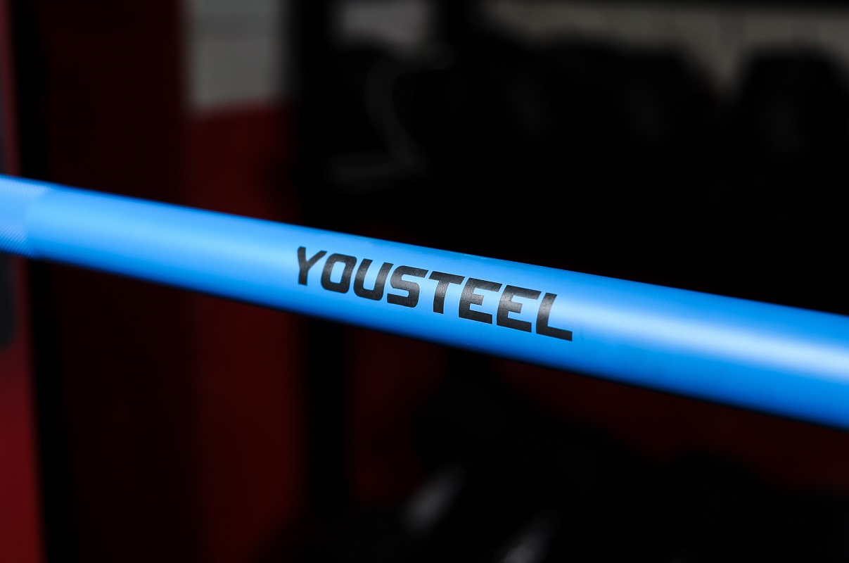 Гриф Yousteel CrossTraining bar XF-15 BLUE - CHROME