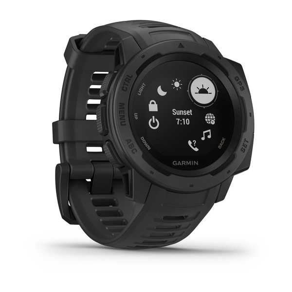 Прочные GPS-часы Garmin INSTINCT Graphite