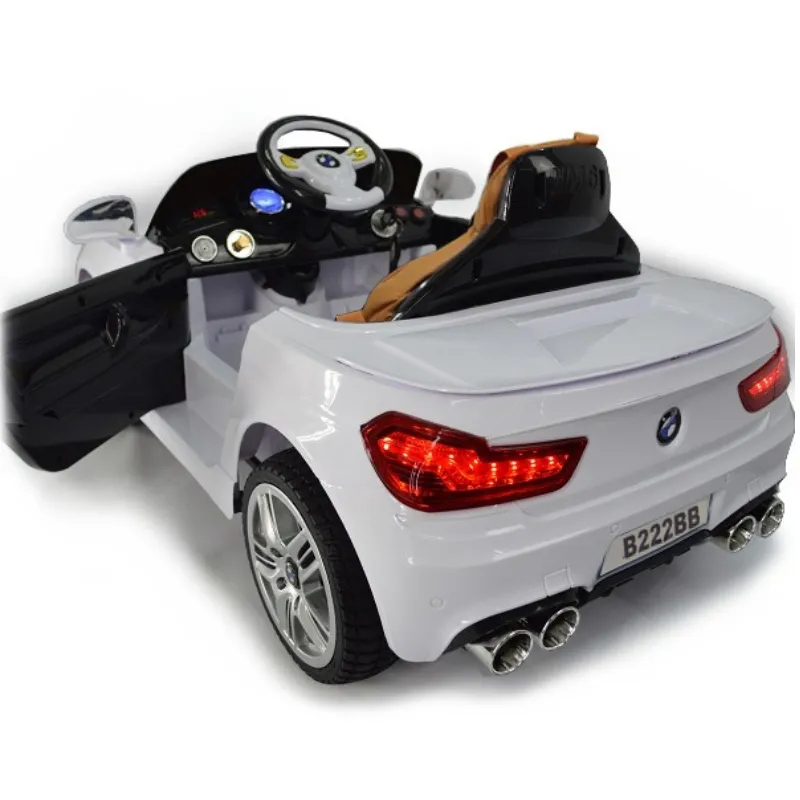 Электромобиль RiverToys BMW В222ВВ белый