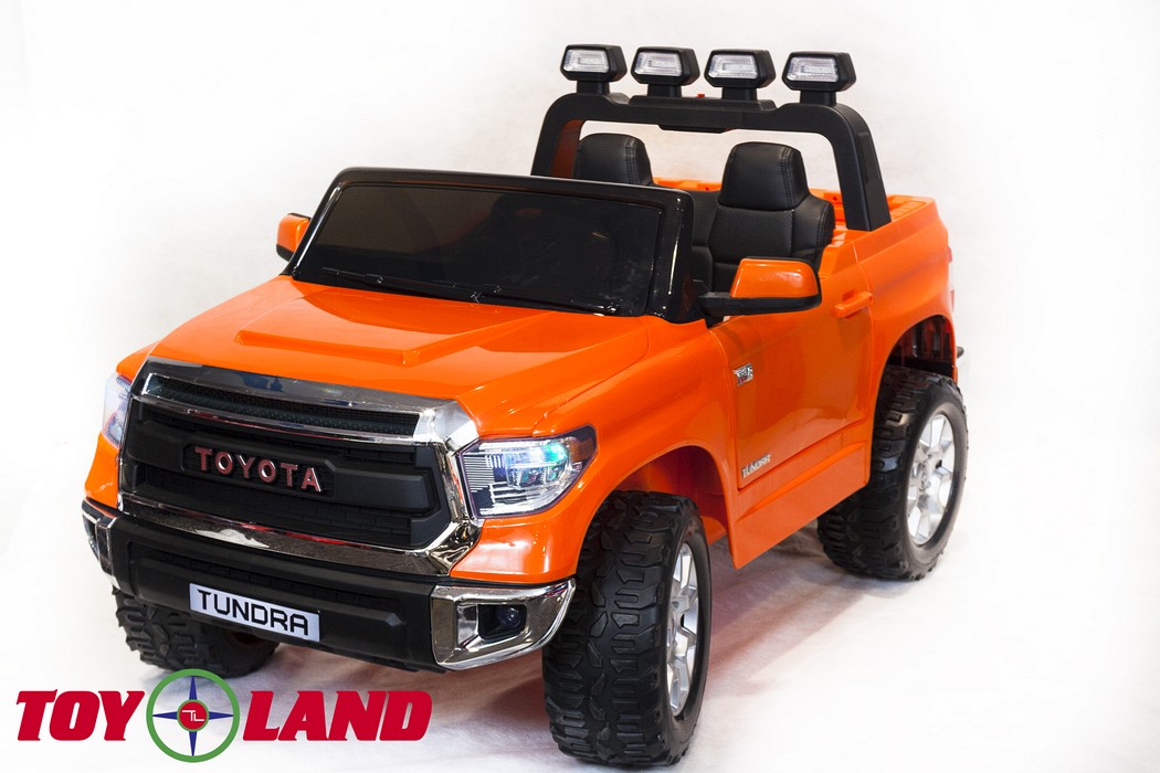 Детский электромобиль ToyLand TOYOTA TUNDRA MINI оранжевый