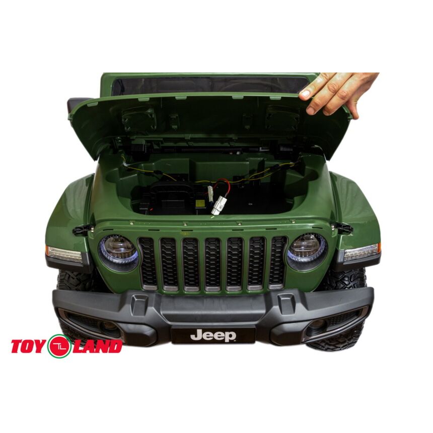 Электромобиль ToyLand Джип Jeep Rubicon 6768R хаки