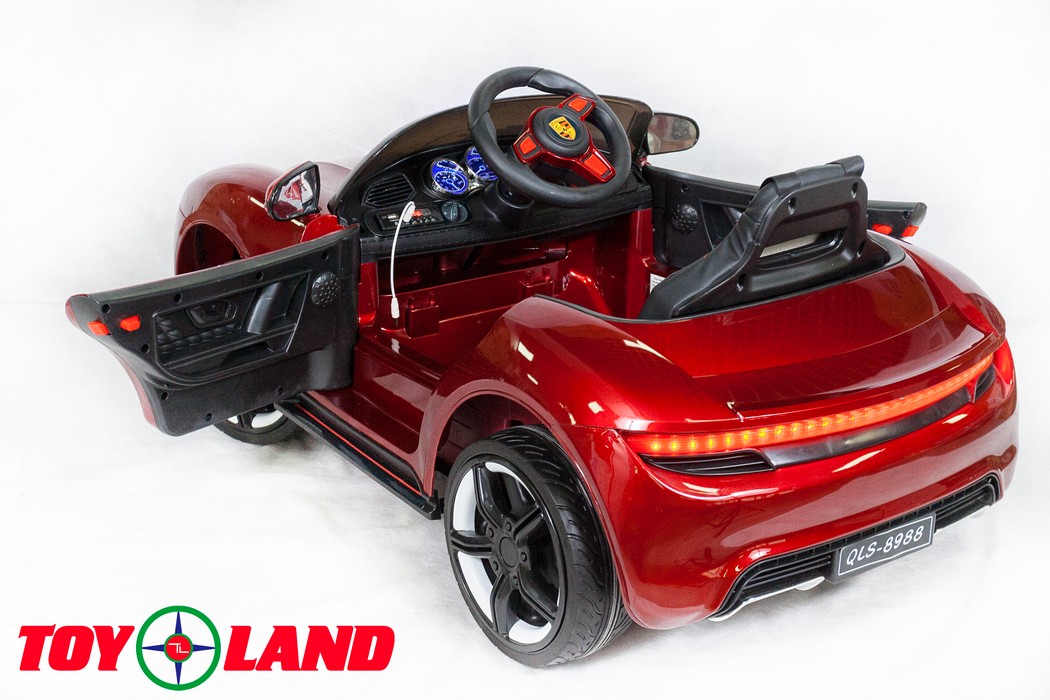 Электромобиль ToyLand Porsche Sport QLS 8988 красный (краска)