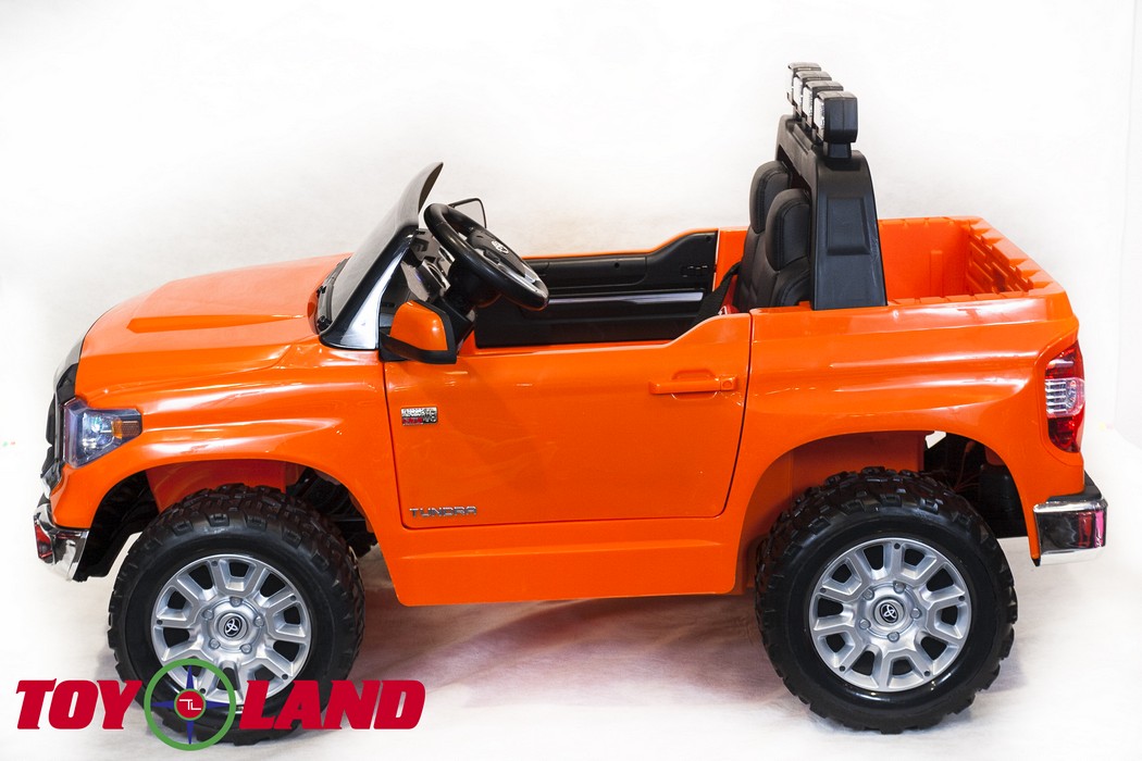 Детский электромобиль ToyLand TOYOTA TUNDRA MINI оранжевый