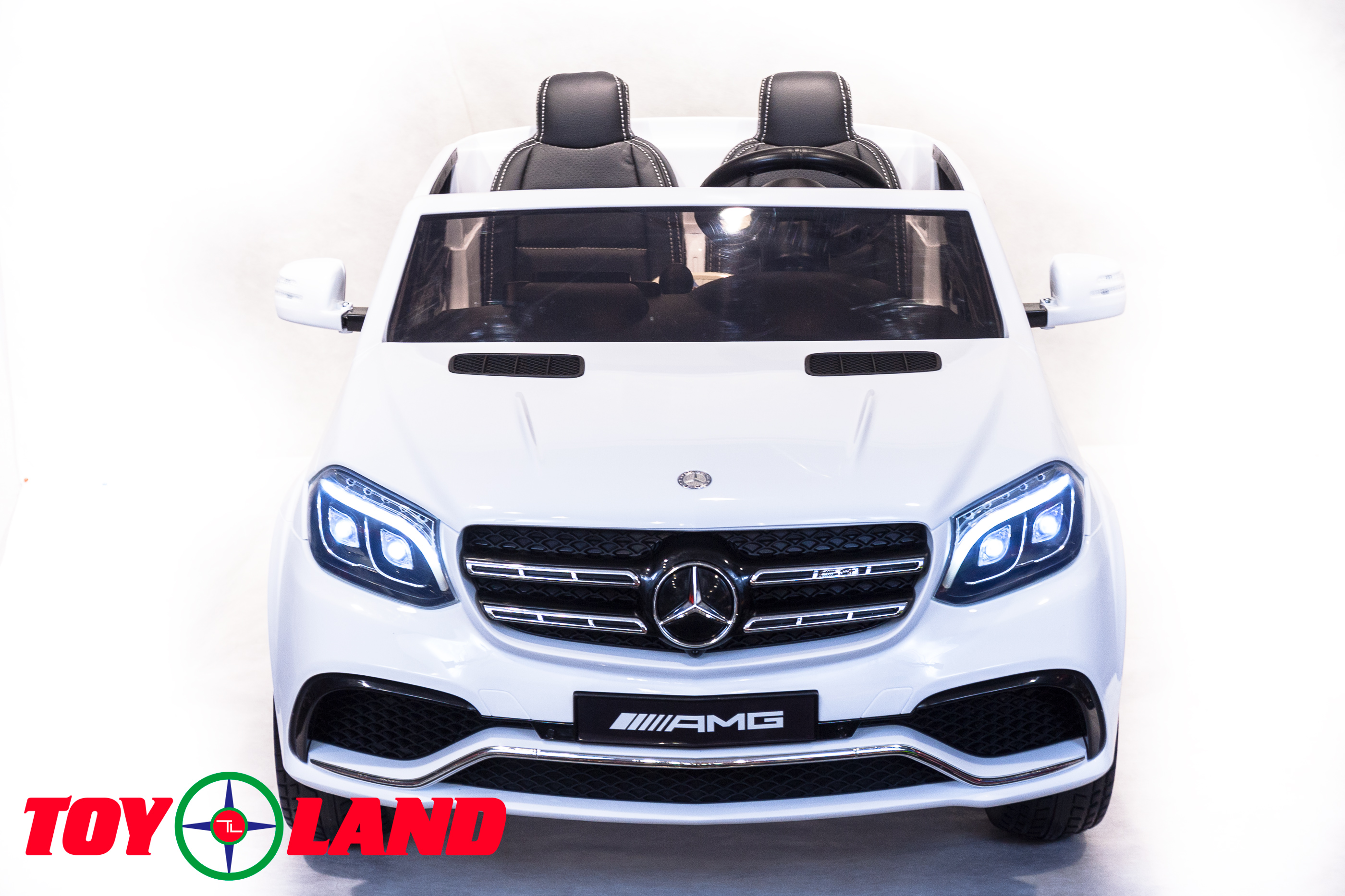 Детский электромобиль ToyLand Mercedes-Benz GLS63 AMG белый