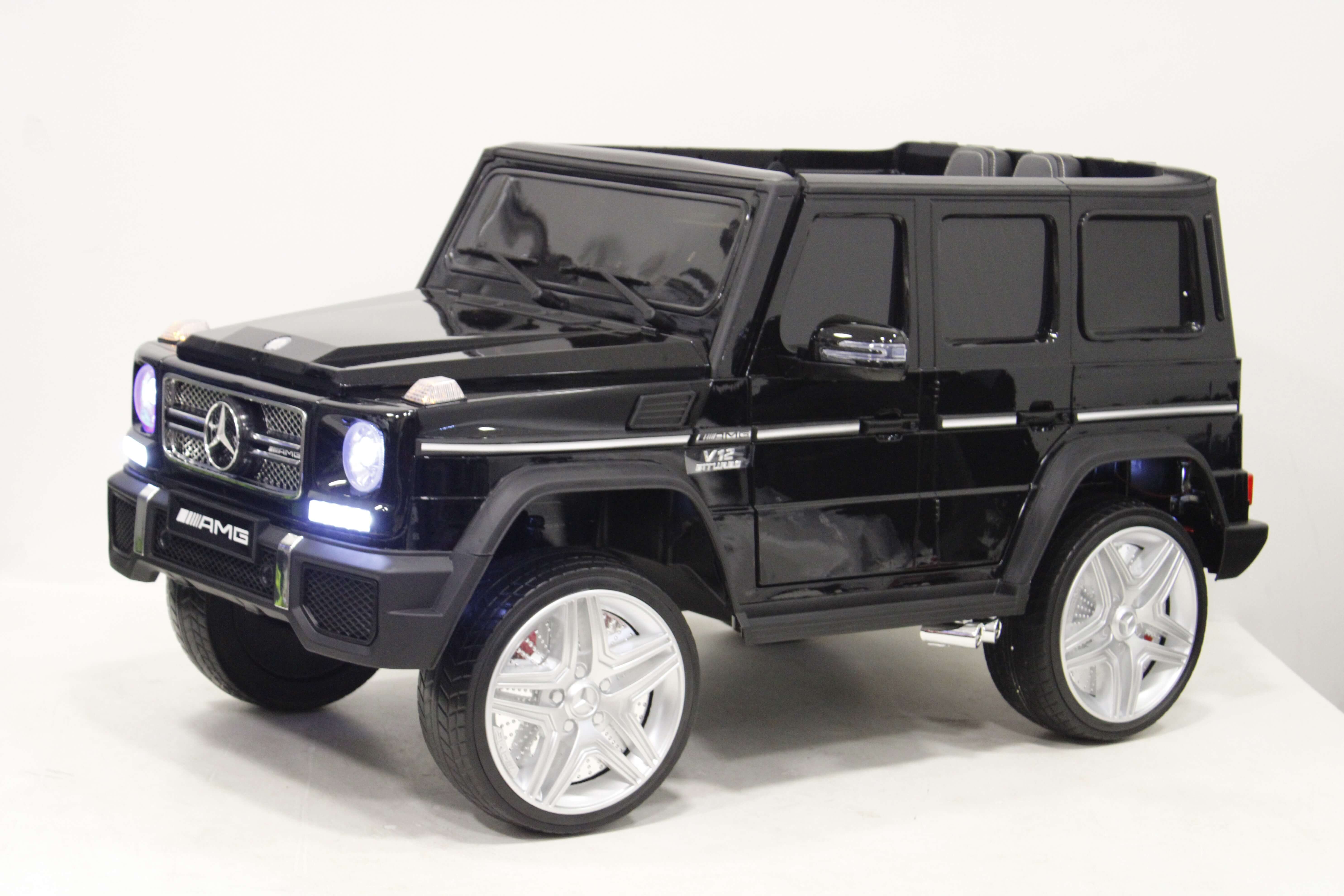 Электромобиль RiverToys Mercedes-Benz G65 AMG 4WD черный