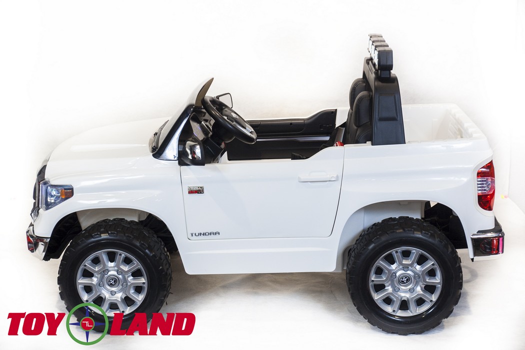 Детский электромобиль ToyLand TOYOTA TUNDRA MINI белый