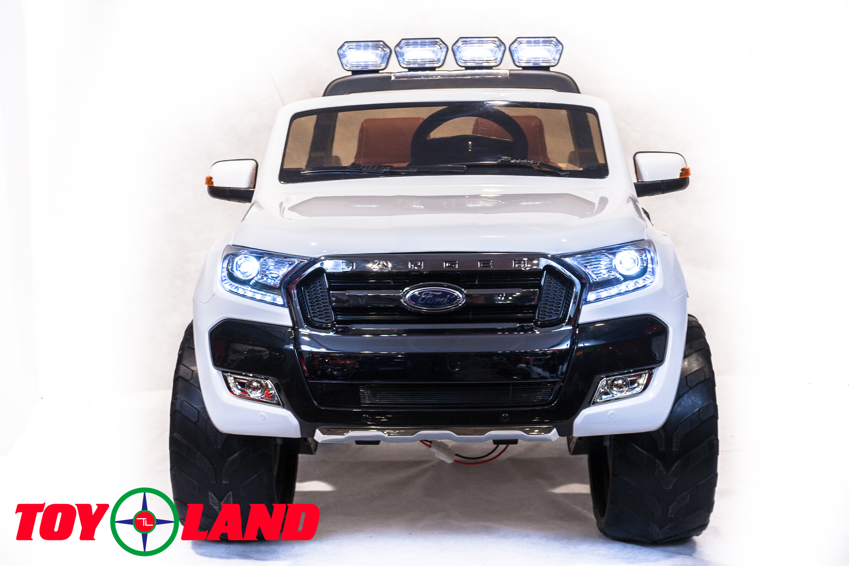 Электромобиль ToyLand Ford Ranger 2017 4x4 белый