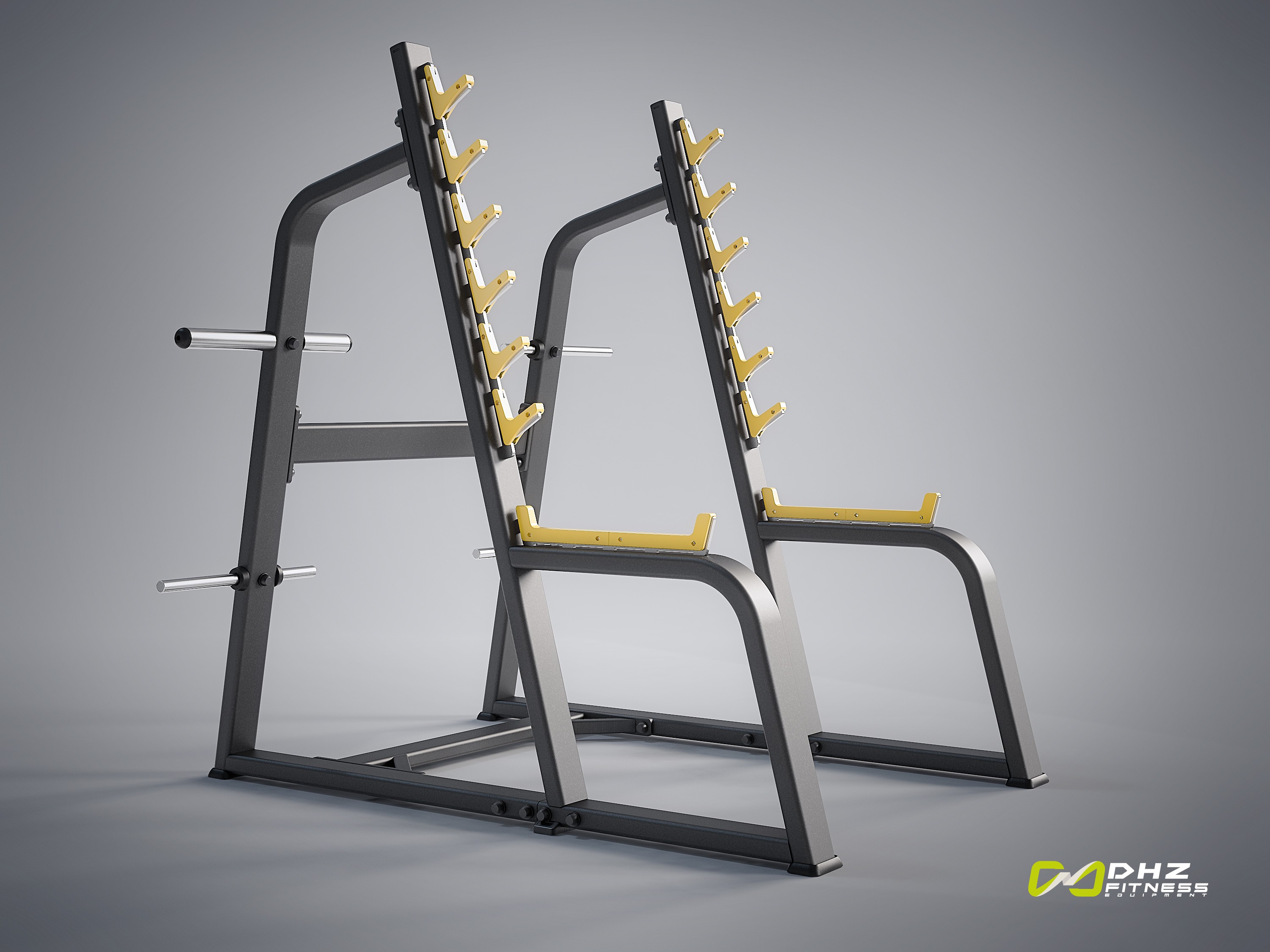 

Стойка для приседаний с ограничителями DHZ Squat Rack E-1050В, Squat Rack E-1050В