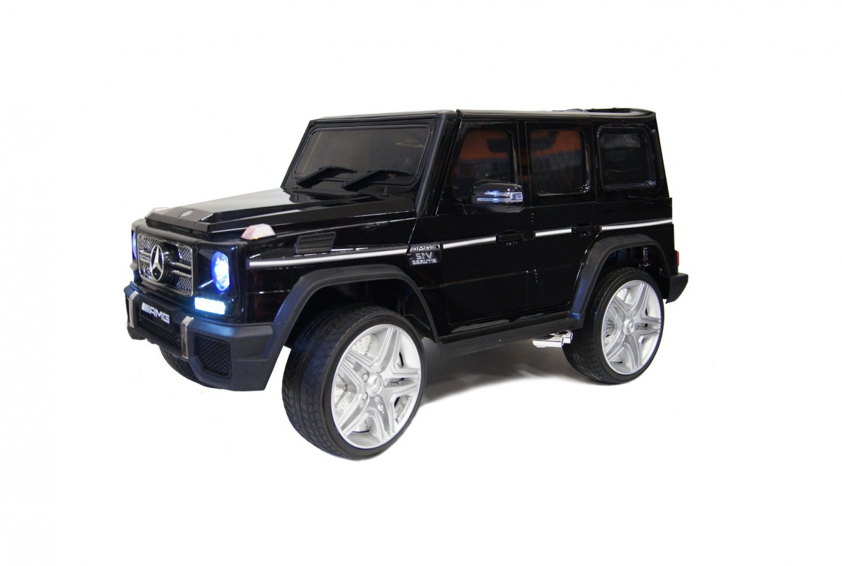 Электромобиль RiverToys Mercedes-Benz G65 AMG черный глянец