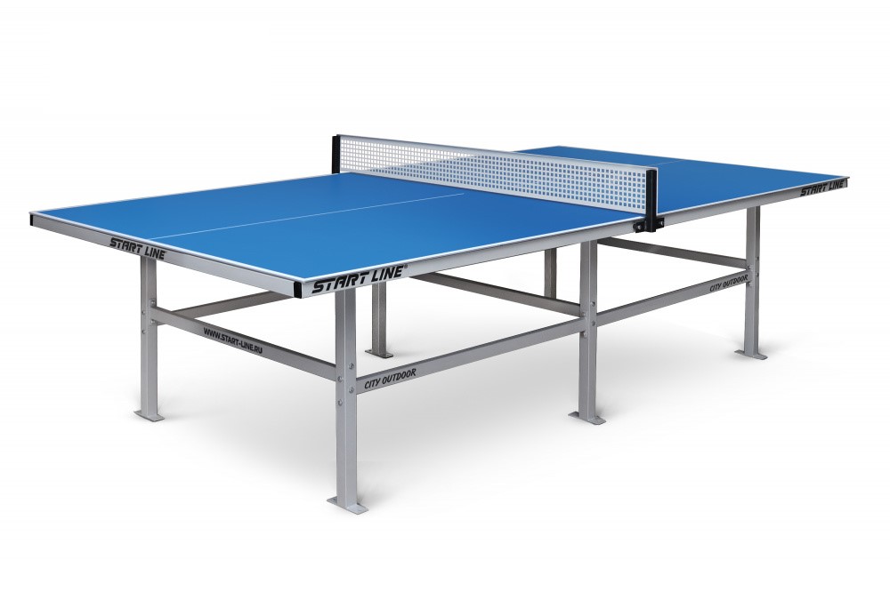 

Стол теннисный Start line City Outdoor с сеткой BLUE, Синий, City Outdoor с сеткой BLUE