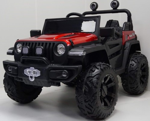 Детский электромобиль RiverToys C555CC 4WD вишневый