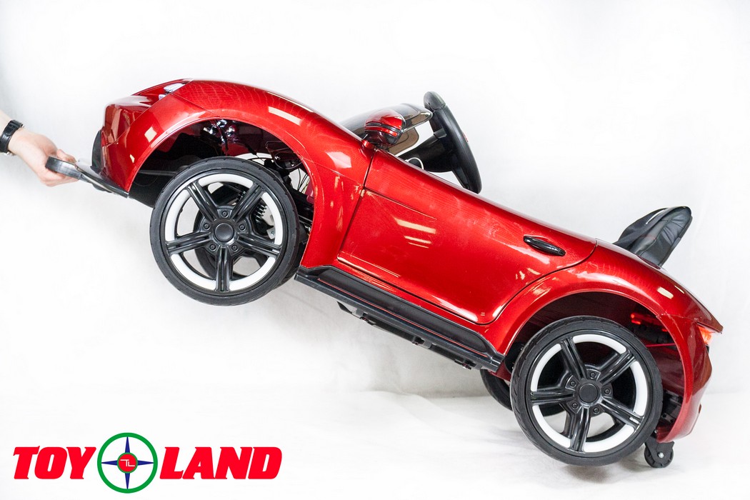 Электромобиль ToyLand Porsche Sport QLS 8988 красный (краска)