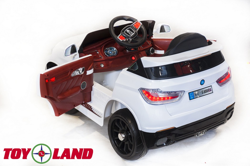 Электромобиль ToyLand BMW X6 белый