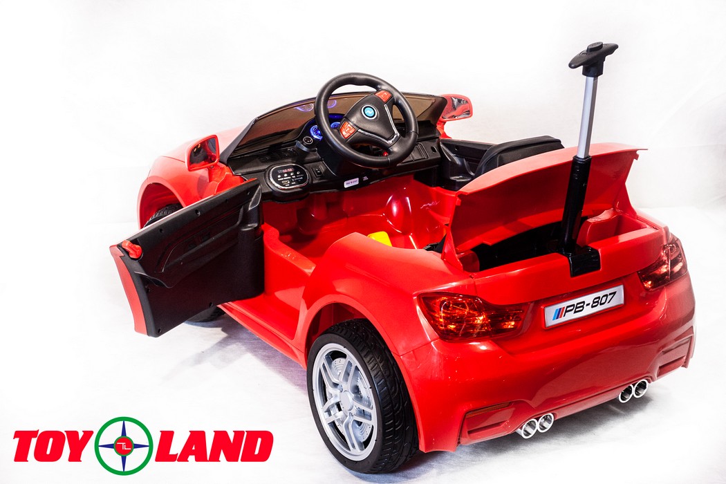 Электромобиль ToyLand BMW 3 PB 807 красный