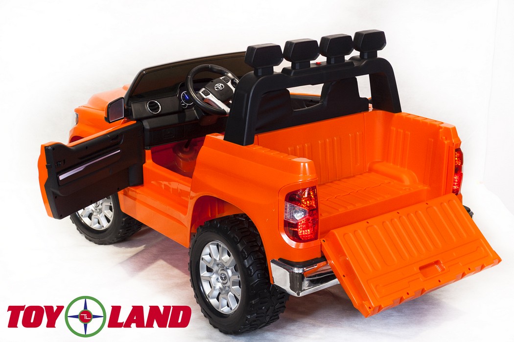 Детский электромобиль ToyLand TOYOTA TUNDRA MINI оранжевый