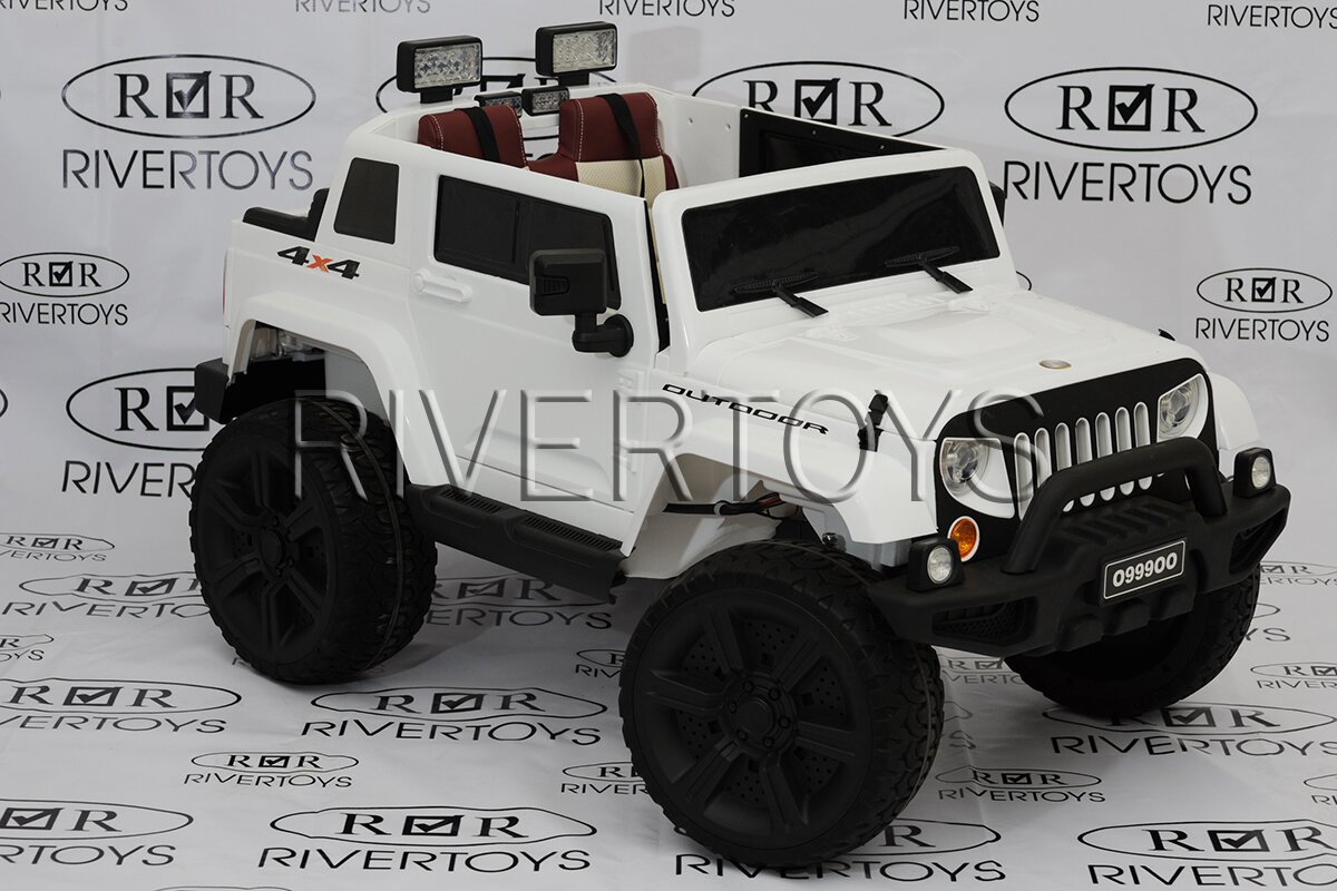 Электромобиль RiverToys JEEP O999OO 44