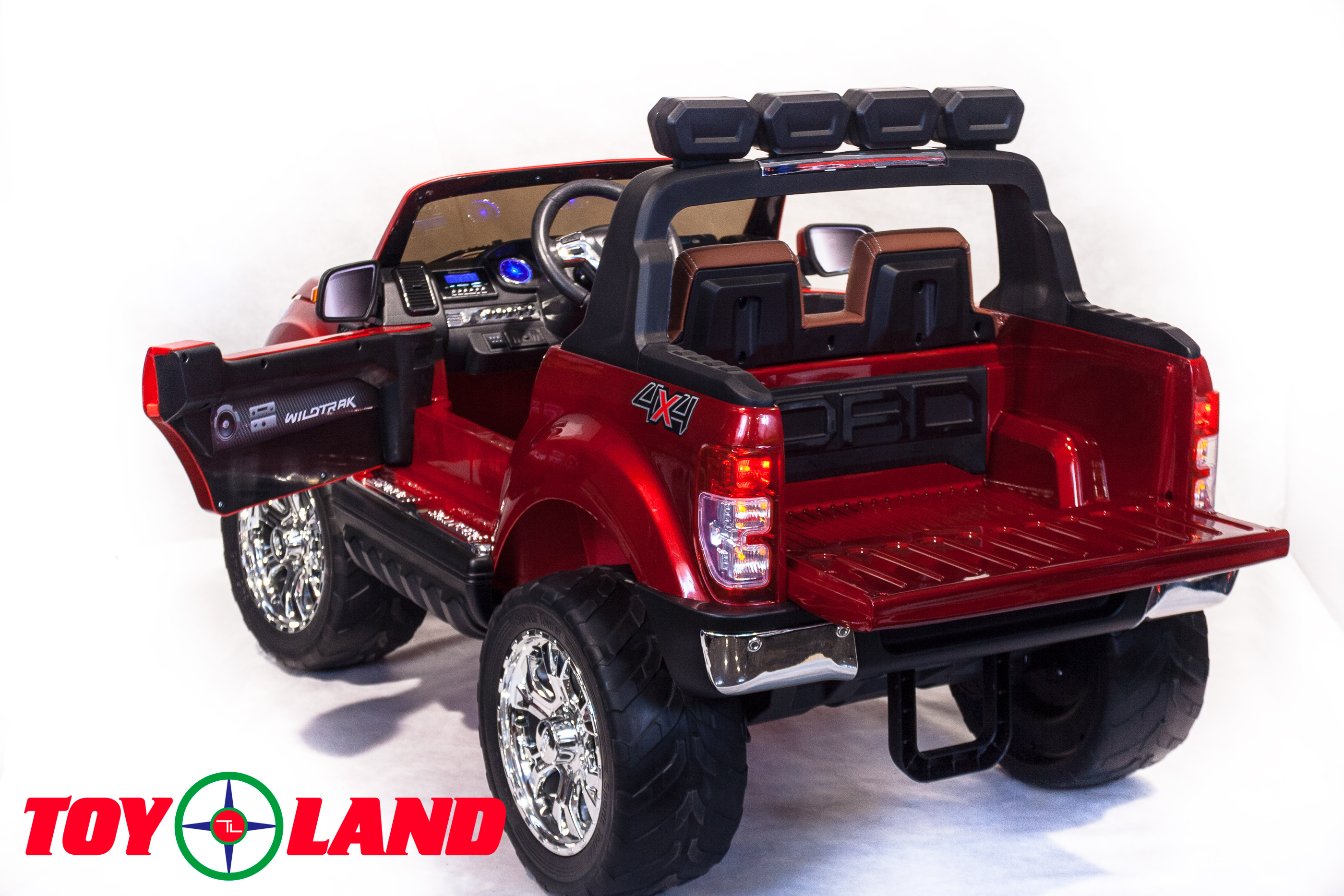 Электромобиль ToyLand Ford Ranger 2017 4x4 красный