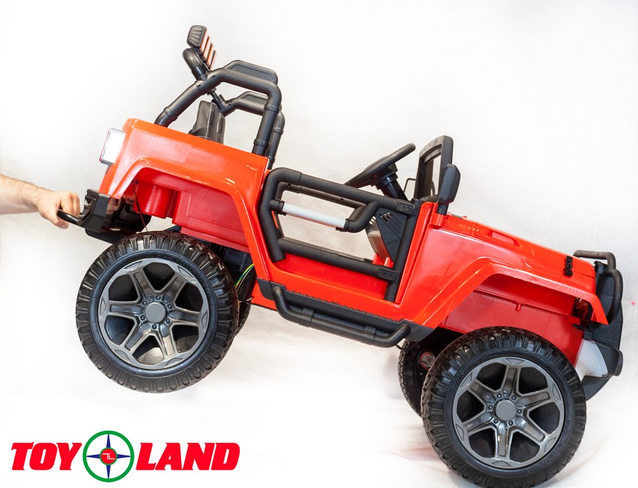 Электромобиль ToyLand Jeep WHE 1688 4Х4 красный