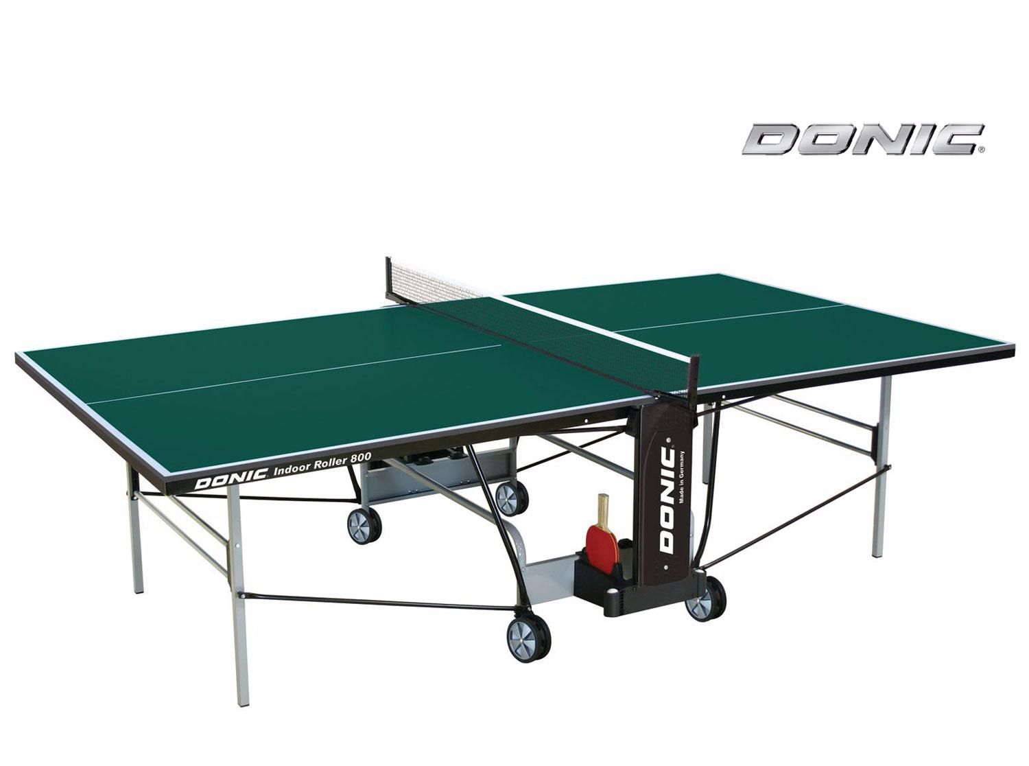 

Теннисный стол Donic Indoor Roller 800 зеленый с сеткой, Indoor Roller 800 зеленый с сеткой