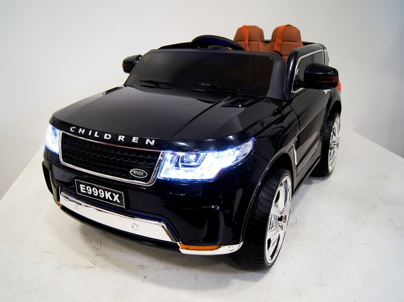 Электромобиль RiverToys Range Rover Sport E999KX черный глянец