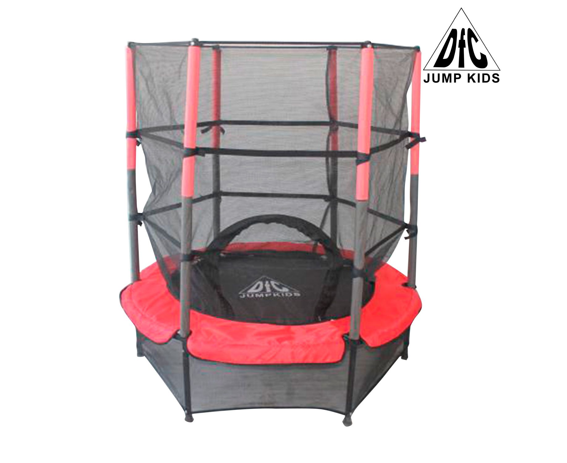 

Батут DFC JUMP KIDS 55" красно-серый, JUMP KIDS 55" красно-серый