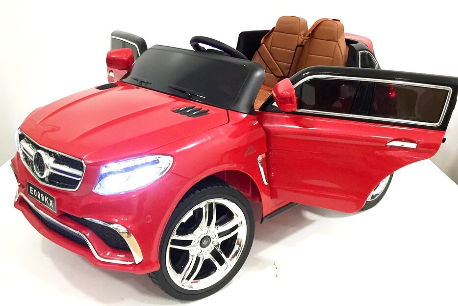 Электромобиль RiverToys Mercedes E009KX вишневый глянец