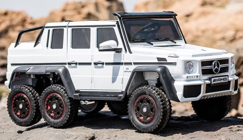 Детский электромобиль Barty Mercedes-Benz G63-AMG 4WD шестиколесный