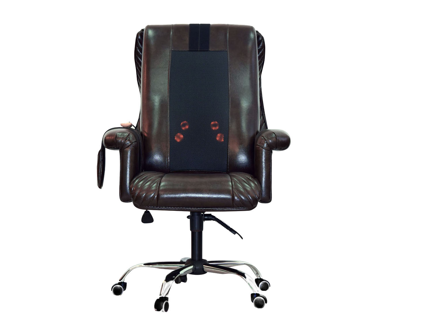 Офисное массажное кресло EGO President EG1005 шоколадный