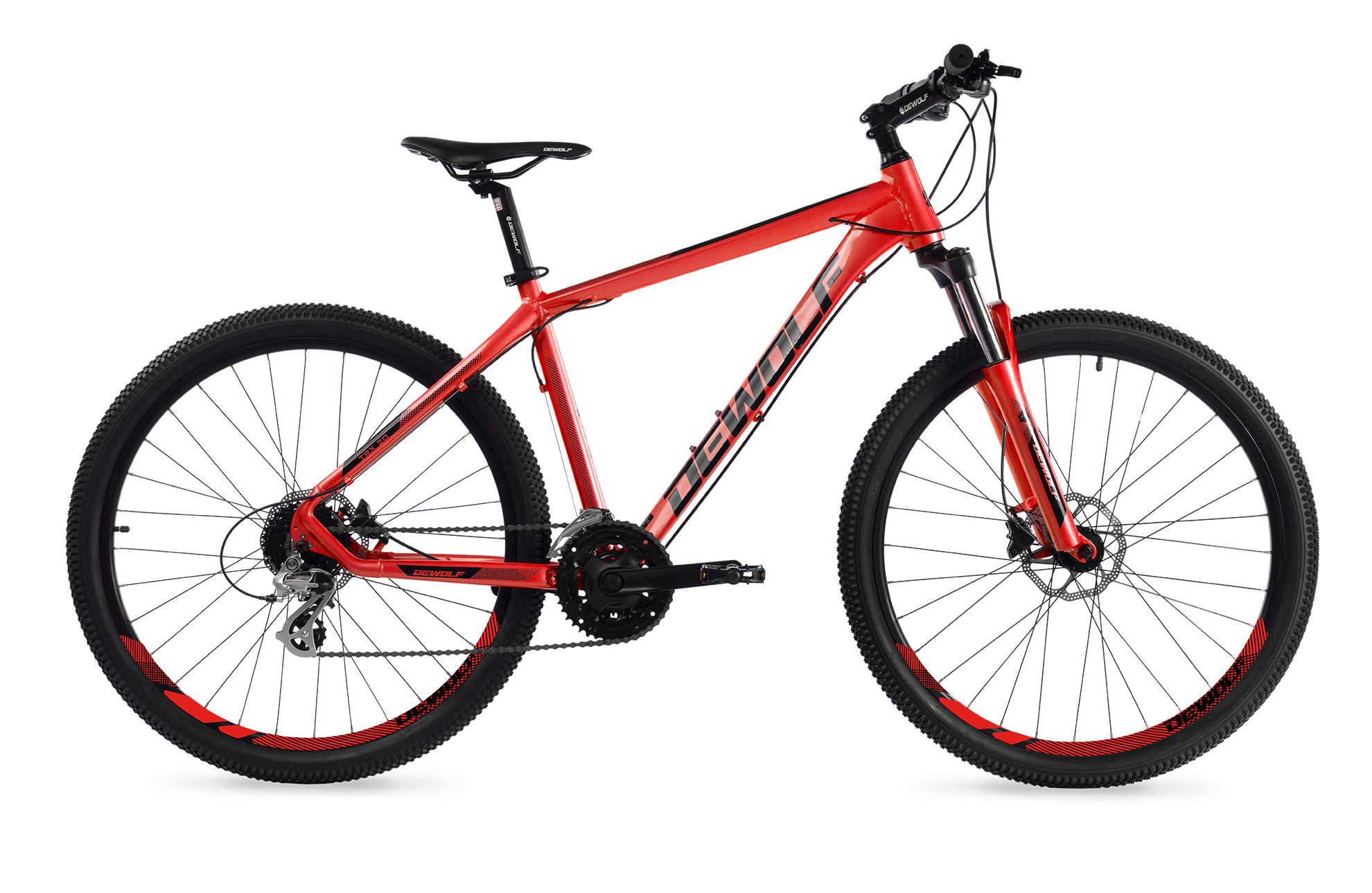 Велосипед горный DEWOLF TRX 20 хардтейл 27,5 (рама 16) красный