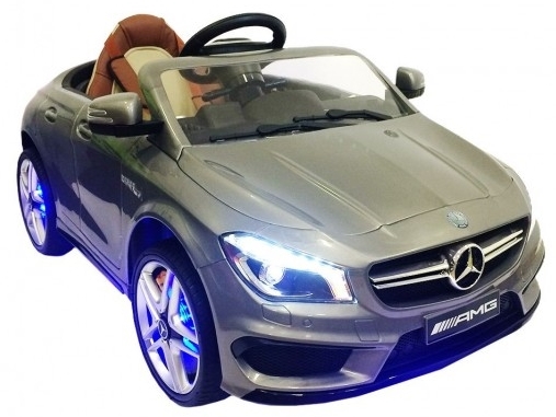 Детский электромобиль RiverToys Mercedes-Benz CLA 45 (А777АА) серебристый