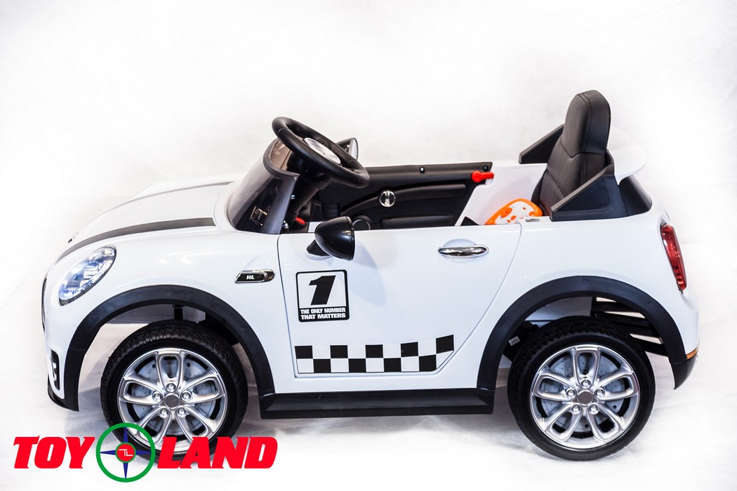 Электромобиль ToyLand Mini Cooper HL 198 белый