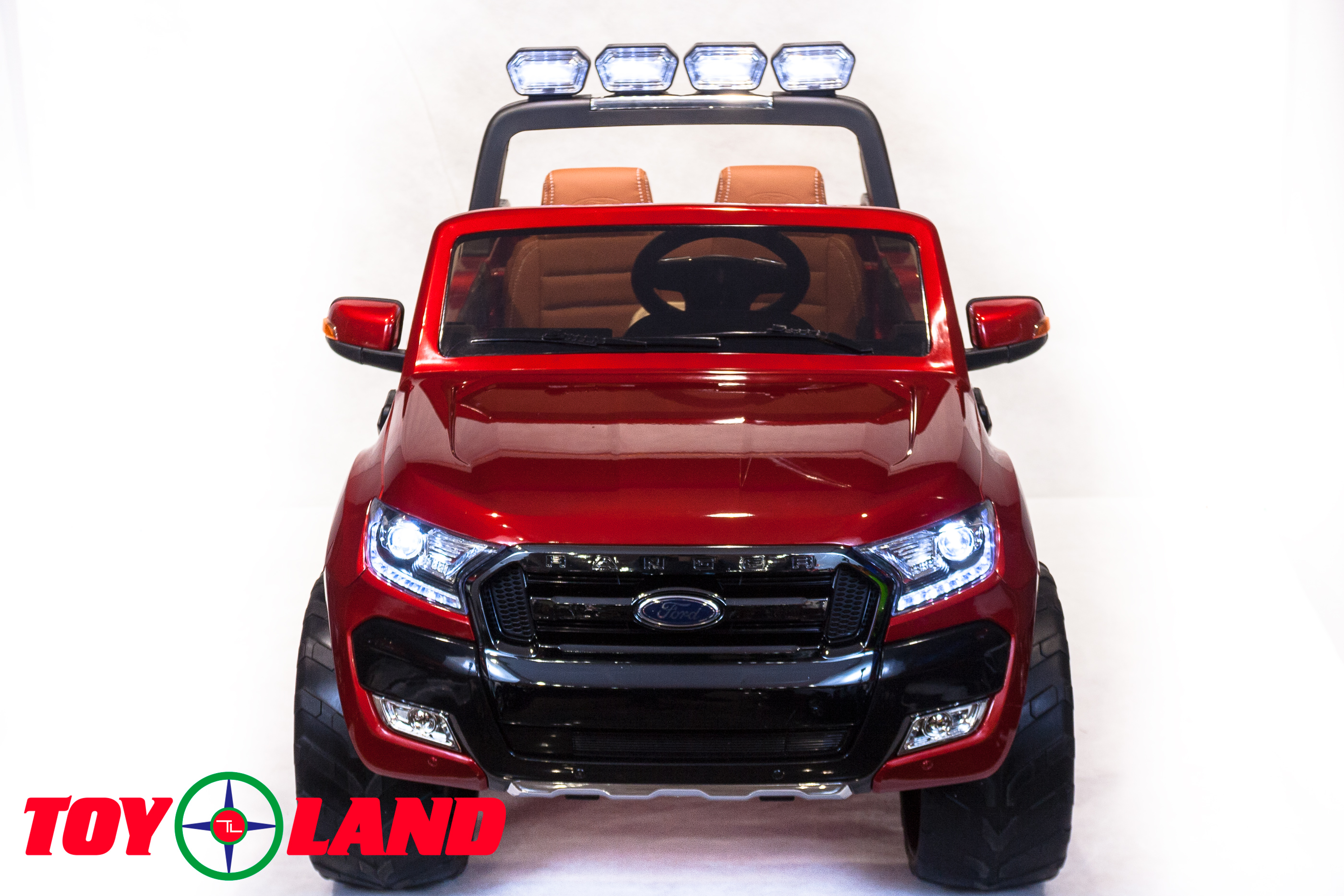 Электромобиль ToyLand Ford Ranger 2017 4x4 красный