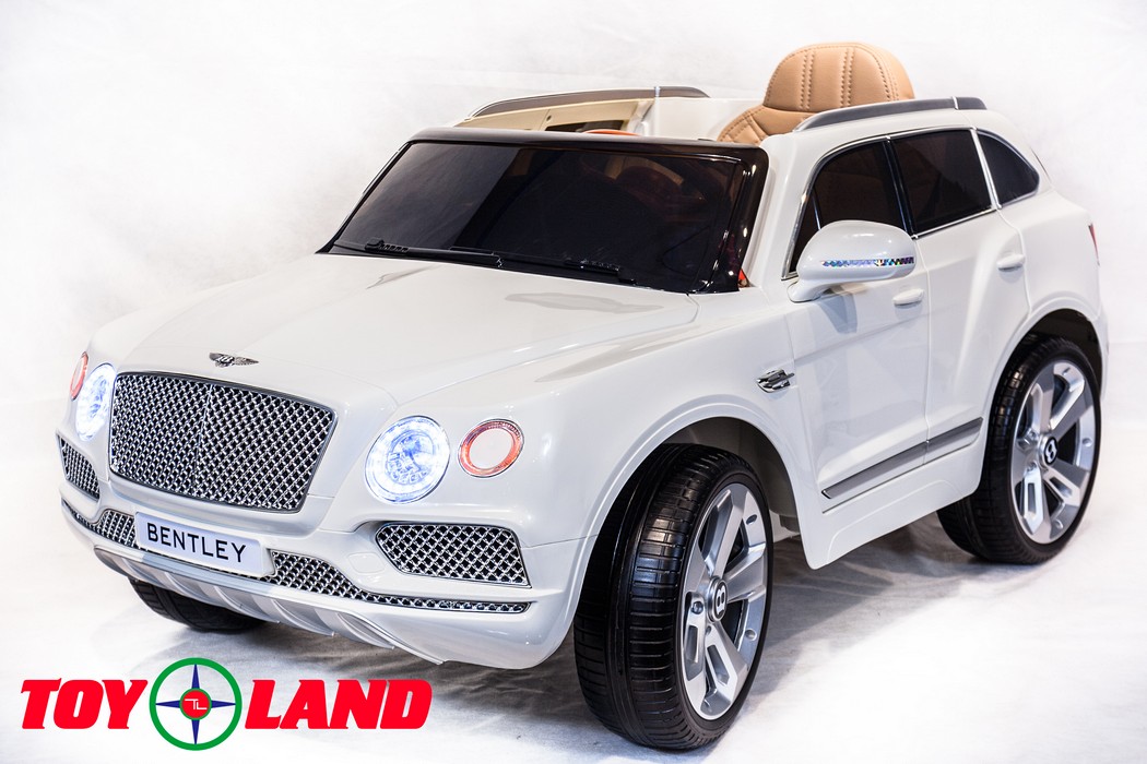 Электромобиль ToyLand Bentley Bentayga белый