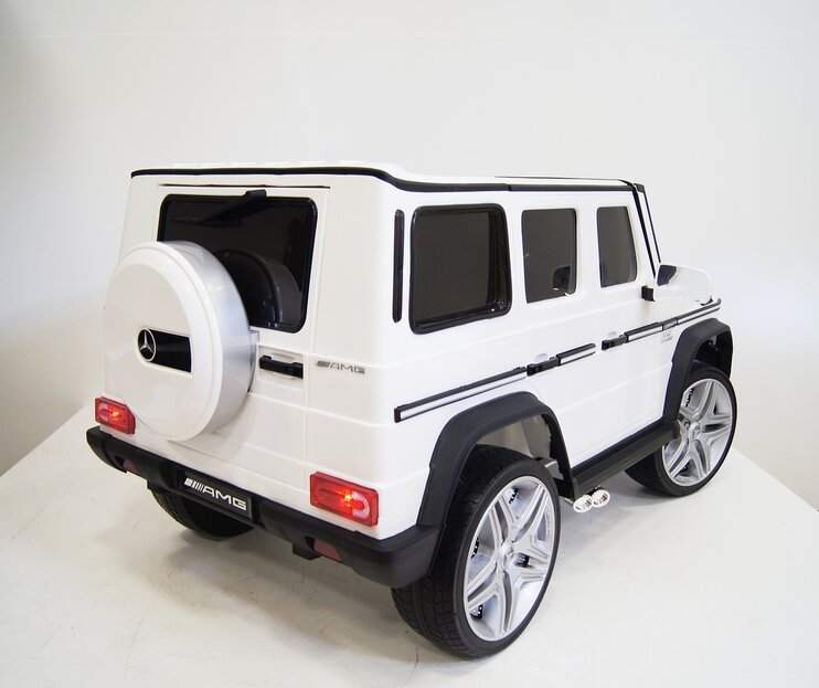 Электромобиль RiverToys Mercedes-Benz G65 AMG белый