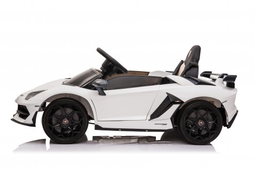 Детский электромобиль RiverToys Lamborghini Aventador SVJ (A333MP) белый