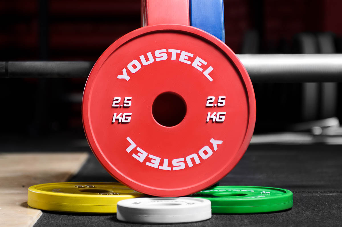 

Диски тренировочные малые Yousteel красный 2.5 кг, красный 2.5 кг