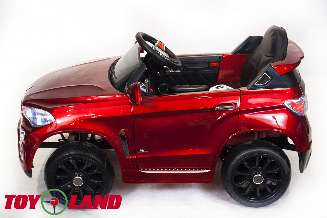 Электромобиль ToyLand BMW X6 красный