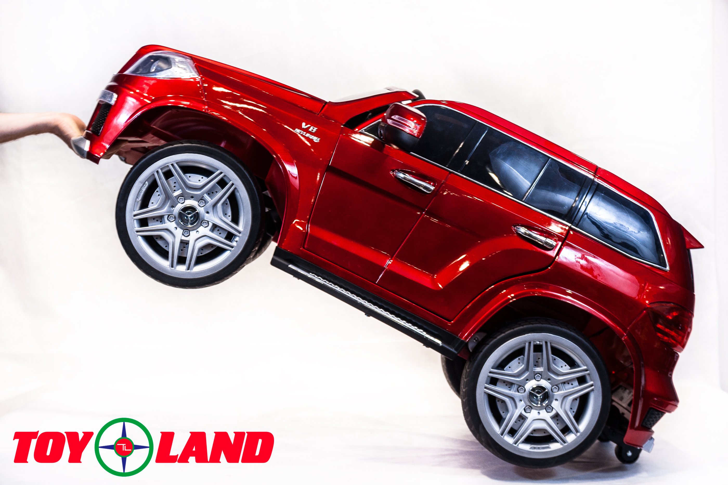 Электромобиль ToyLand Mercedes-Benz GL63 красный