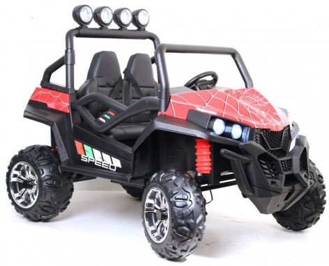 Электромобиль RiverToys T888TT 4WD красный (spider)