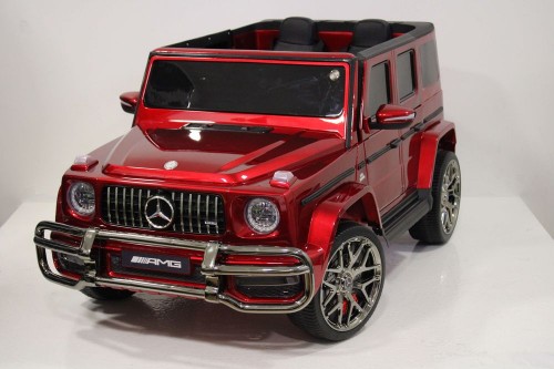 Детский электромобиль RiverToys Mercedes-AMG G63 4WD (S307) вишневый глянец