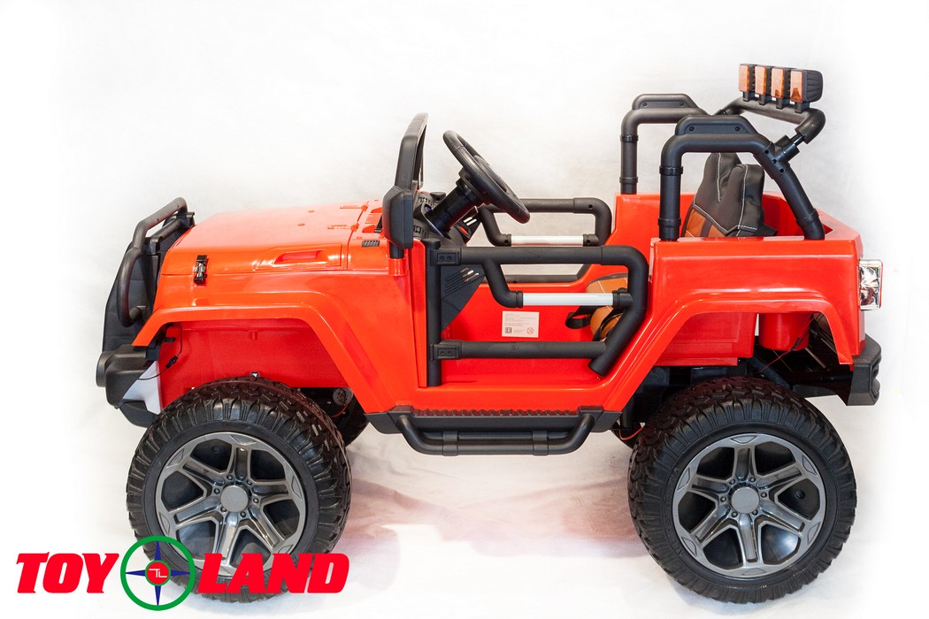 Электромобиль ToyLand Jeep WHE 1688 4Х4 красный