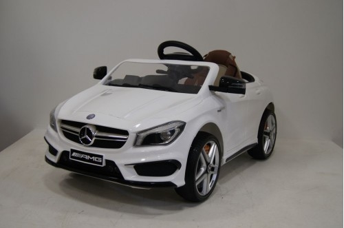 Детский электромобиль RiverToys Mercedes-Benz CLA 45 (А777АА) белый