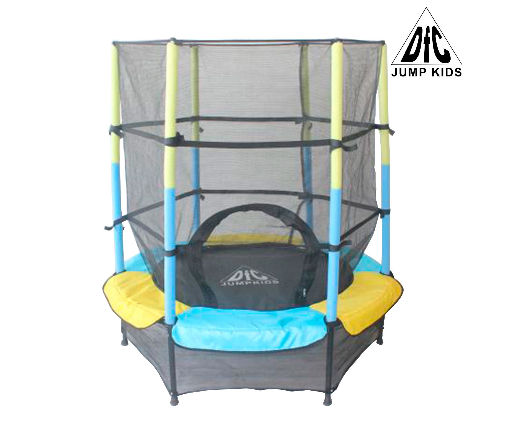 

Батут DFC JUMP KIDS 55" желто-синий, Жёлто-синий, JUMP KIDS 55" желто-синий
