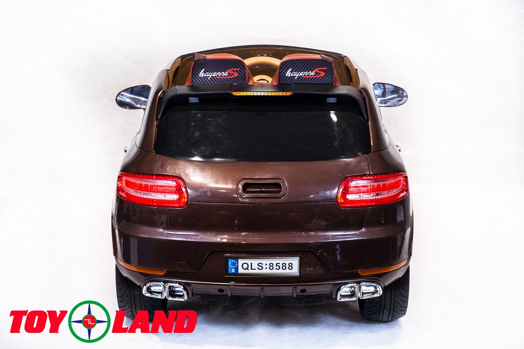 Электромобиль ToyLand Porsche Macan QLS 8588 коричневый