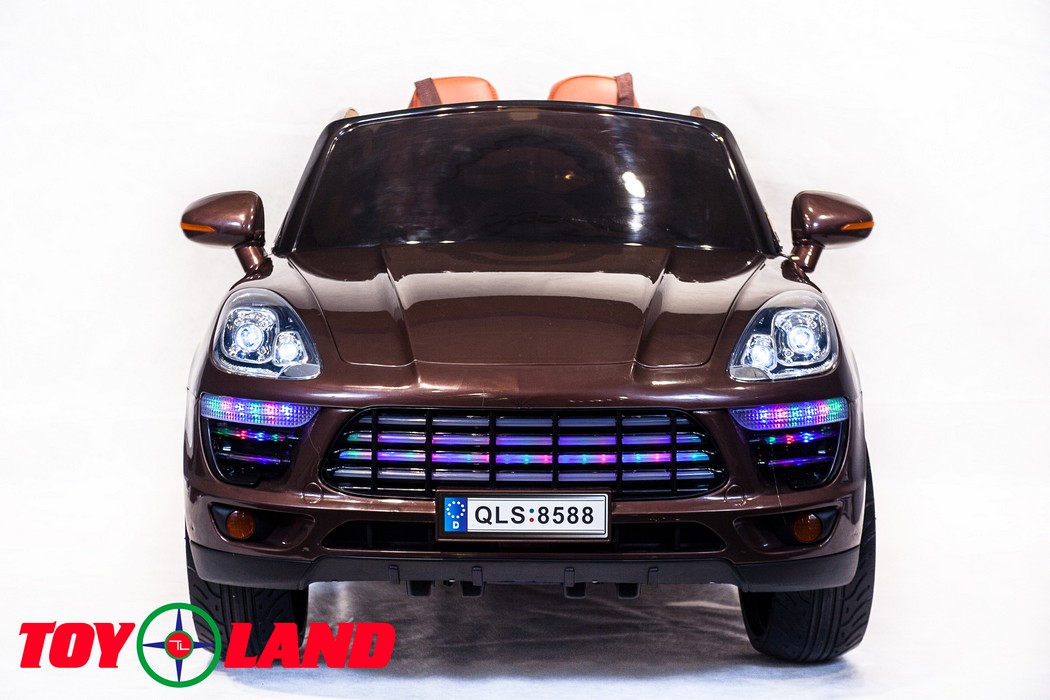 Электромобиль ToyLand Porsche Macan QLS 8588 коричневый